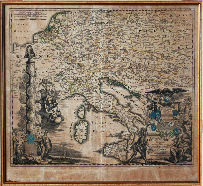 Homann: Tabula Geographica Europae Austriacae