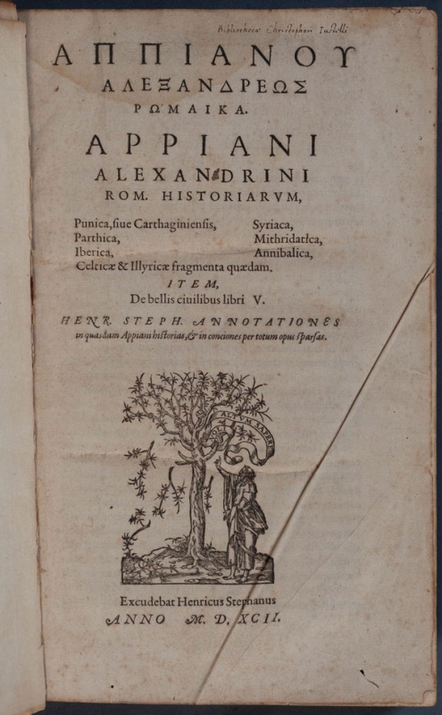 Appiani Alexandini Rom. Historiarum