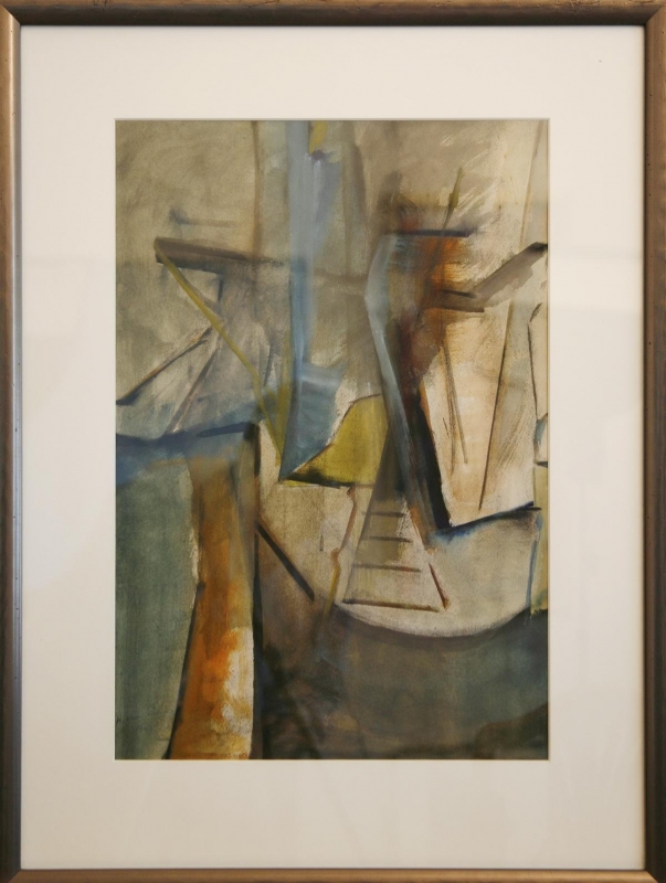 Hilbert Rasmussen, abstrakte Komposition 2 - 1963