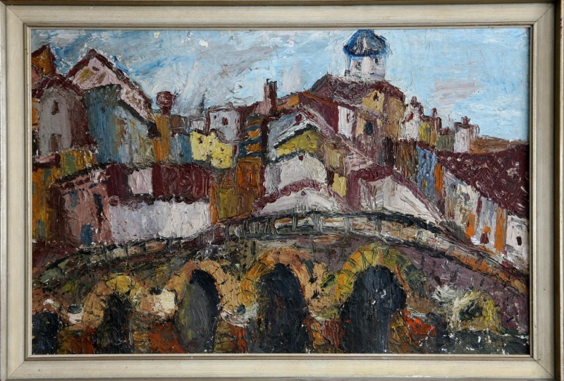 Expressionist (20. Jh.), Stadt in Italien – o. Jhr.