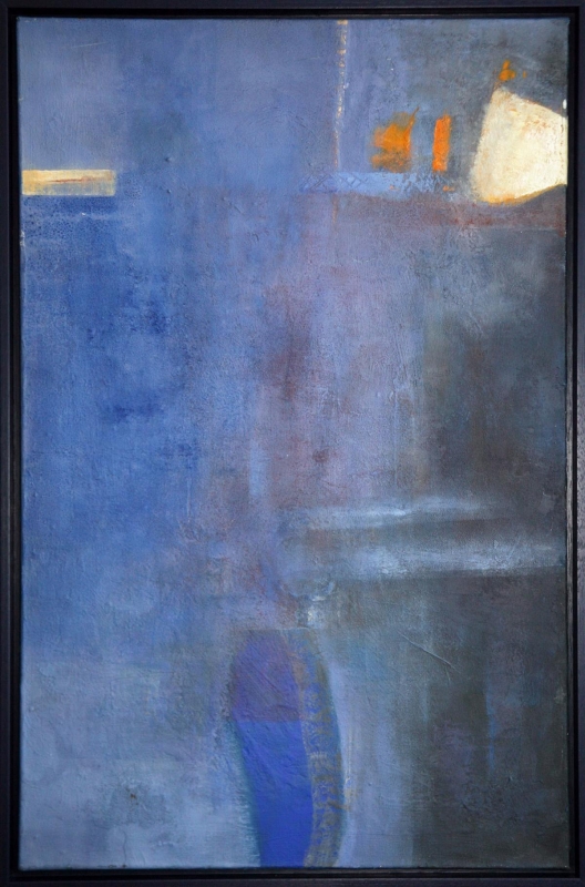 Maler der Moderne (20 Jhdt.),  Komposition blau I - 20. Jhdt.