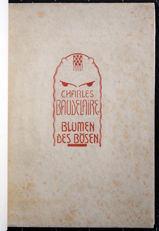 Charles Baudelaire, Blumen des Bösen - 2