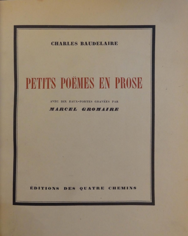 Charles Baudelaire, Petits Poemes En Prose - 2