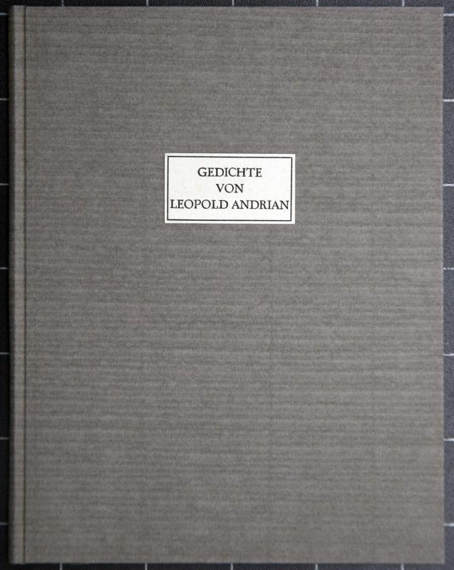 Leopold Andrian Gedichte