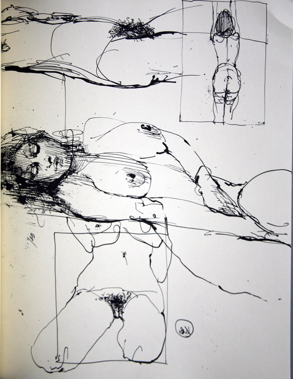 Klaus Böttger, Erotische Zeichnungen.