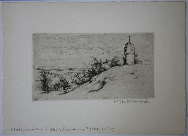 Ruth Dolmetsch, Klostermauer in Oberschwaben