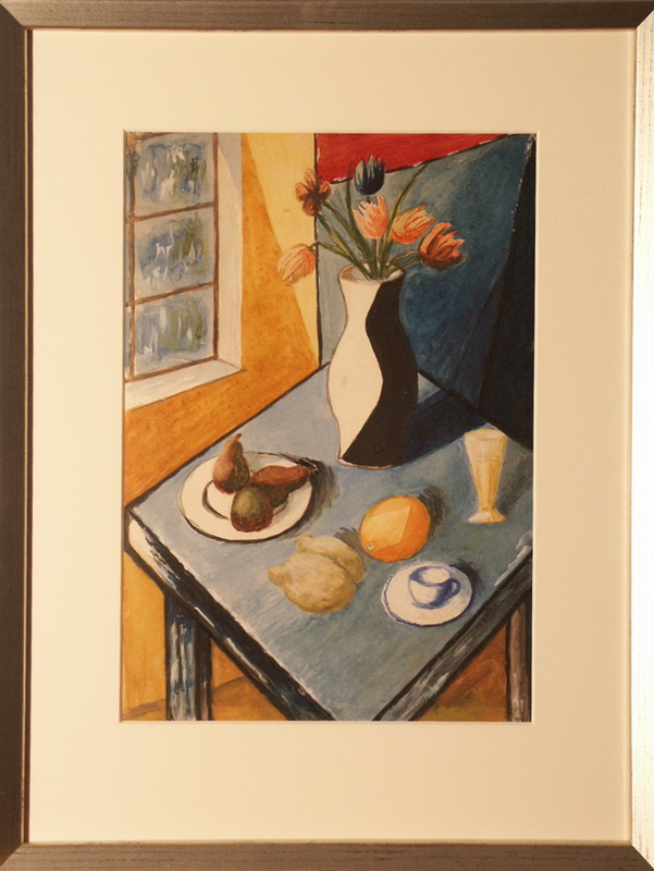 Kubiska, Stillleben mit Zitronen und Orangen - 1915